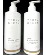 2 Bottles Terra Pure White Tea Hand &amp; Body Wash 12.8 oz Each - £39.43 GBP