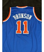 Jalen Brunson Signed New York Knicks Basketball Jersey COA - £119.10 GBP