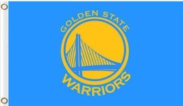 Golden State Warriors Blue Flag 3X5Ft Polyester Banner USA Digital Print - £13.90 GBP