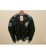 Vintage  high school cheerleader  varsity jacket womens size Large  36 g... - $58.41