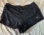 Reebok Women's Black Athletic Shorts XXL Moisture-Wicking Activewear - $18.81
