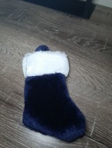 (1) December Home Mini Stocking, Blue and White, Gift Card Holder - $16.71