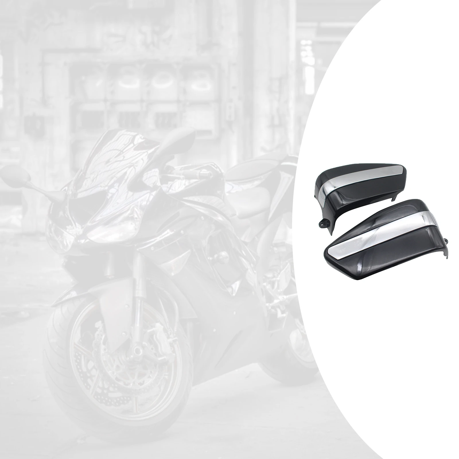 Motorcycle Battery Covers - Left & Right Pair for Honda Rebel CMX250 CA250 199 - $39.11
