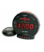 Sonic Alert Sonic Bomb Extra Loud Dual Alarm Clock With Bed Shaker - £38.08 GBP