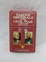 Famous Generals Of The Civil War Card Game Playing Card Deck Complete - £23.73 GBP