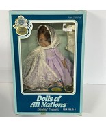 Vintage Dolls of All Nations India Poseable with Stand - $15.44