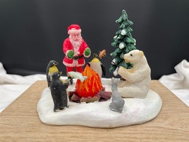 2007 Carole Towne Lemax Battery Operated Christmas Fireside Fun Santa READ - £12.84 GBP