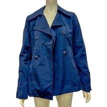 Croft and Barrow Womens Trench Coat, Medium/Navy - $17.82