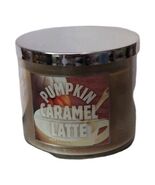 Bath &amp; Body Works PUMPKIN CARAMEL LATTE 3 Wick Candle 14.5 oz - $37.15