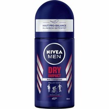 Nivea Men Dry Impact roll-on Deodorant anti-transpirant 50ml- Free Shipping - $9.36