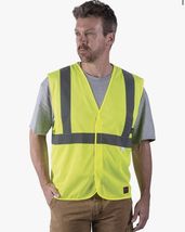Walls 3M ANSI Class 2 Mens Yellow Hi-Vis Mesh Safety Vest- 2XL NEW - $12.34