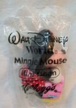Kellogg&#39;s Walt Disney World Minnie Mouse Mini B EAN Stuffed 4&quot; Plush Toy New - £11.59 GBP
