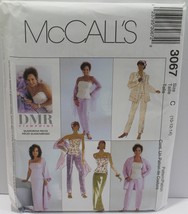 McCalls Sewing Pattern 3067 Misses Jacket Bustier Pants Skirt Stole Size... - $7.84