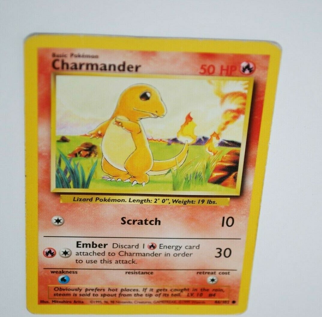 POKEMON CHARMANDER 1ST EDITION 1999 CARD 46/102 - £31.28 GBP