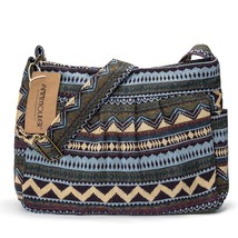 Annmouler Brand Women Crossbody Bag Vintage Large Capacity Shoulder Bag Multi-po - £35.69 GBP