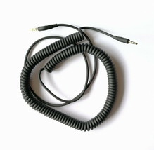 10ft Coiled Spring Audio Cable For JBL Synchros E65BT E50BT 750NC E30 headphones - £7.65 GBP