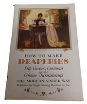 Vintage 1930 How to Make Draperies The Modern Singer Library No. 4 - £9.34 GBP