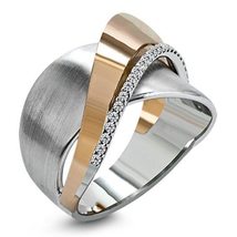 S925 Sterling Silver 1carat Diamond Ring for Women Hip-hop White Diamond Gemston - £22.87 GBP