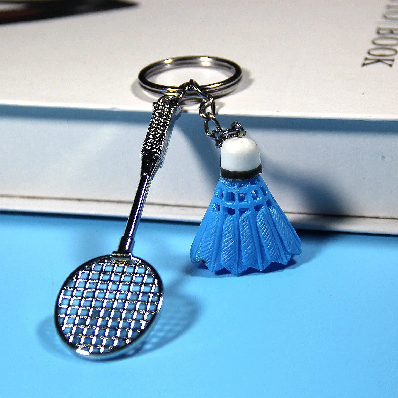 Sporting Badminton Key Chains A Keychain Keychain Accessories DIY Key Rings Key  - £23.90 GBP