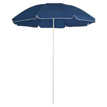  Garden Parasol Blue Polyester, Steel Medium Foldable - $71.77