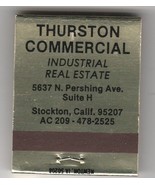 Thurston Commercial Stockton, CA ~ Souvenir Strike on Matchbook - $179.16 MXN