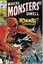 Where Monsters Dwell Comic Book #7 Marvel Comics 1971 NICE COPY E - $16.39