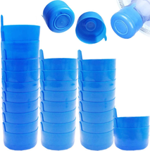 30 Reusable Water Bottle Snap On Cap For 3 And 5 Gallon Lid Jugs No Spil... - £10.84 GBP