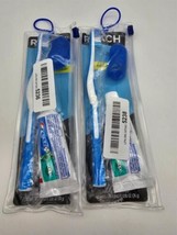 Reach Ultraclean Travel Kit Toothbrush with Cap, Case and Toothpaste, 2 PACK - £6.52 GBP