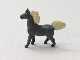 Safari Ltd Gray Horse White Mane &amp; Tail Figure Mini Miniature 2” RARE Sh... - £7.77 GBP