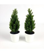 (lot of 2) KEA VINTERFINT Artificial Small Potted plant Christmas Tree 7... - £10.11 GBP