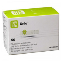 Mylife Unio Blood Glucose Test Strips x 50  - $26.99