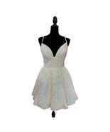 Sherri Hill Women&#39;s V Neck A Line Mini Dress Size 8 - $207.90