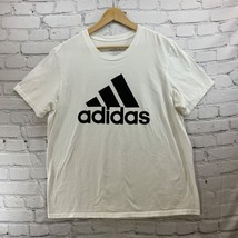 Adidas Amplifier Tee Big Logo White Mens Sz XL T-Shirt  - $14.84