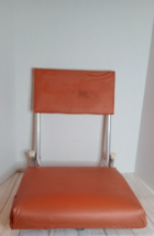 Vintage Folding Stadium Bleacher Seat orange color read description - £35.59 GBP