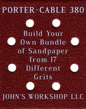 Build Your Own Bundle PORTER-CABLE 380 1/4 Sheet No-Slip Sandpaper - 17 Grits! - £0.77 GBP