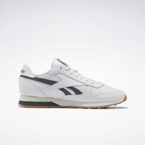 Reebok Unisex Classic Leather Sneaker   HQ2231 White/Pure Grey/Vintage C... - $43.62+