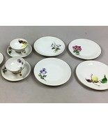 Manufaktur Worms Handmalerei Set Of 9 - Cups/Saucers/Salad &amp; Bread Plates - £20.60 GBP