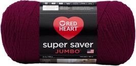 Red Heart Super Saver Yarn-Burgundy - £19.35 GBP