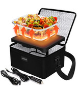 Portable Oven, 12V 24V 110V 3-in-1 Portable Food Warmer Electric Lunch B... - $125.99