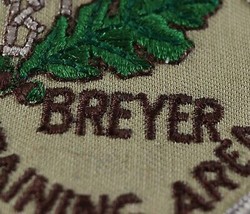 Vintage BTA Breyer Training Area Round Twill Boy Scout America BSA Camp Patch - $11.69