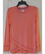 Kirkland Signature Long Sleeve Tulip Hem Pullover T-shirt Coral  Girls S... - $232.77 MXN