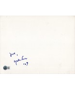 YOKO ONO SIGNED 8.5X11 CARDBOARD SHEET NOT PHOTO JOHN LENNON BECKETT BAS... - €294,20 EUR