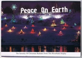 Postcard Booklet Christmas In Frankenmuth Michigan Peace On Earth 14 Views - £2.90 GBP