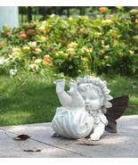Exclusive Baby Fairy Garden-Fall Down-Garden Statue, Garden Art Sculpture - £28.57 GBP