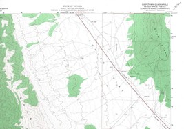 Riepetown, Nevada 1958 Vintage USGS Topo Map 7.5 Quadrangle Topographic - £18.79 GBP