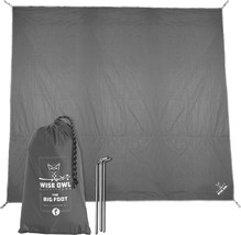 Camping Tarp Waterproof From Wise Owl Outfitters - Tent Tarp For, Large Grey. - £24.46 GBP