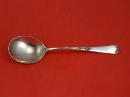 Sterling Rose by Wallace Sterling Silver Cream Soup Spoon 6 5/8&quot; Silverware - $68.31