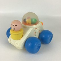 Fisher Price Poppity Pop Car Popping Ball Car Vehicle w Figure Vintage 1... - $18.46