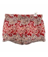 Punjammies by Sudara Red Paisley Sleep Shorts Medium - £20.46 GBP