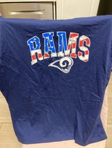 NFL Pro Line Las Angeles Ram American Flag Logo Shirt Size 3XL - £18.31 GBP